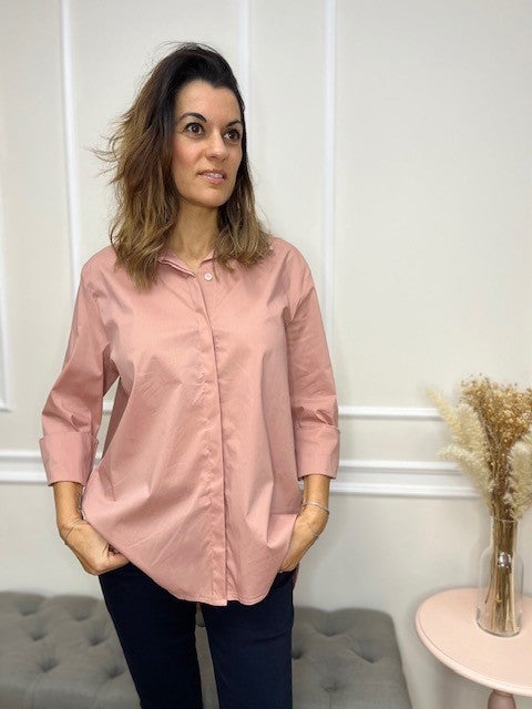 Chemise Gymboree Manches Longues Paysage D'hiver Rose - Taille 2J/4J - Occasion Très Bon état